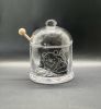 Custom Glass Honey Pot and Dipper Set