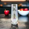 Custom Iridescent Flute Champagne Glass